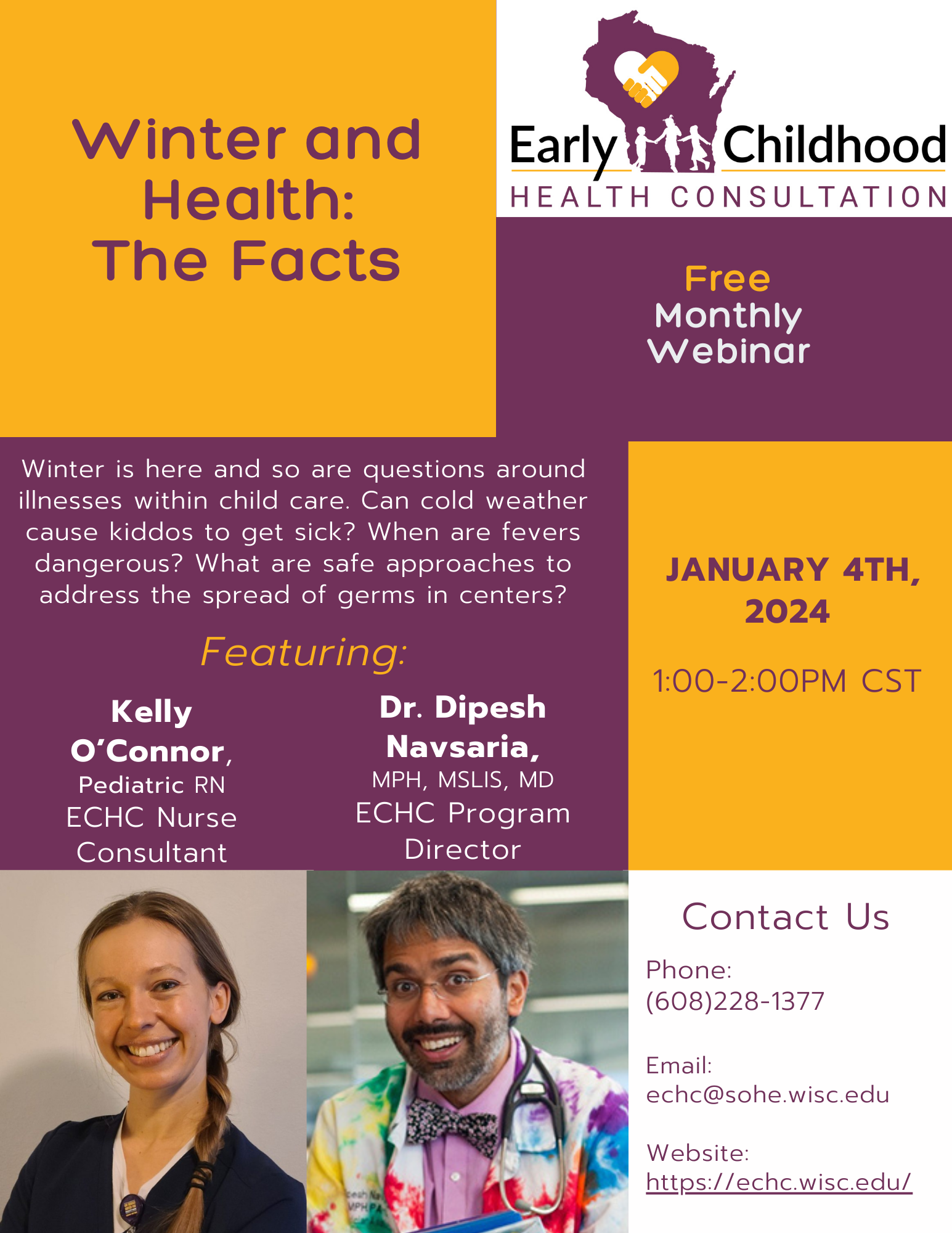 Echc Winter and Health: The Facts โ Early Childhood Health Consultation โ UW ...