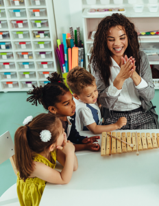 Early childhood and education classroom
