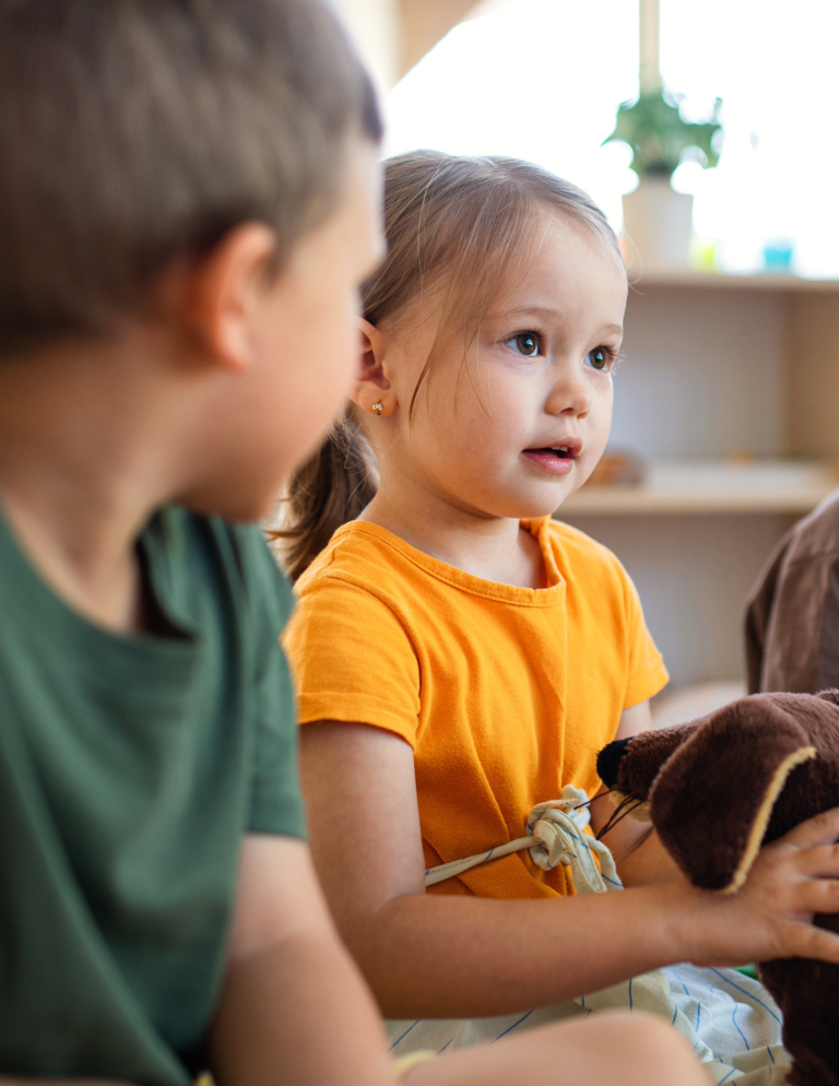 Young girl in an early childhood setting